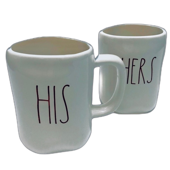 Rae Dunn His and Hers Mug Set - Picture 3 of 3
